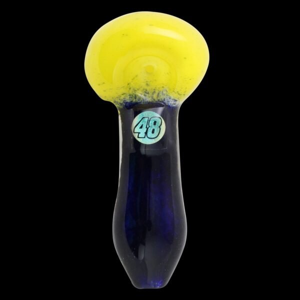 Racing Faded Frit Glass Pipe