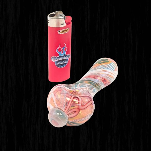 Abstract Distraction Glass Pipe