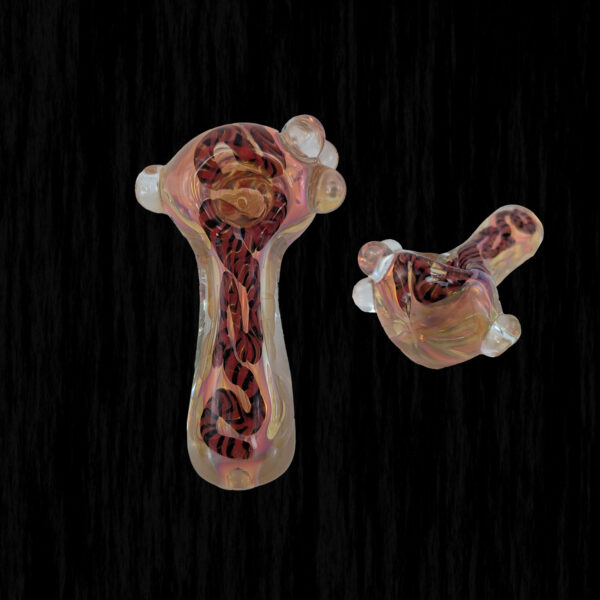581-T2-w2000 Saturn Tropical Glass Pipe