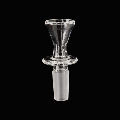 Saucer Handle Glass Pipe Bowl