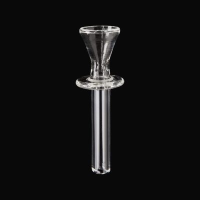 Saucer Handle Glass Pipe Bowl