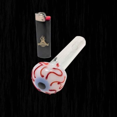 Eyeball Monsoon Spill Proof Bubbler Glass Pipe