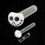 Jack Skull Monsoon Glass Bubbler Water Pipe