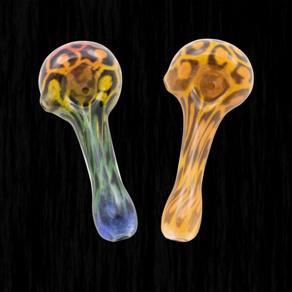 Leopard Glass Pipe
