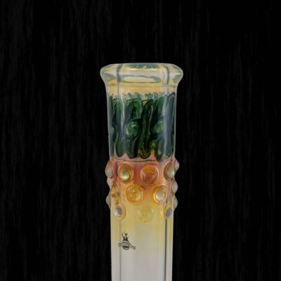 Gob Smacker Green Glass Water Pipe