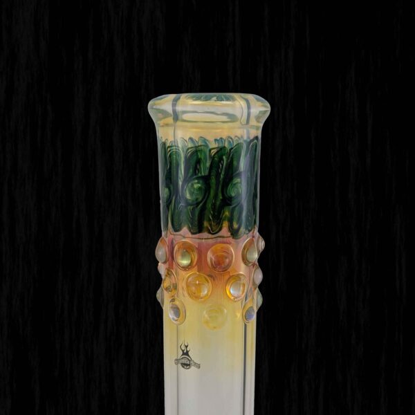 Gob Smacker Green Glass Water Pipe