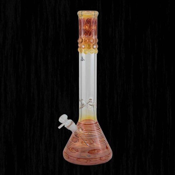 Gob Smacker Red Glass Water Pipe