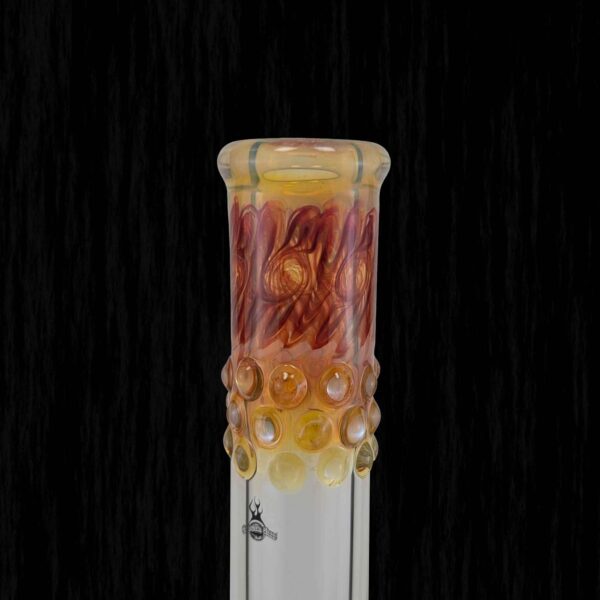 Gob Smacker Red Glass Water Pipe