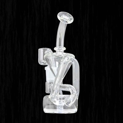 Mini Recycler Glass Bubbler 7 Mini Recycler Glass Bubbler