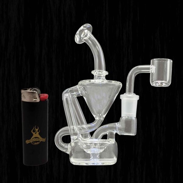 667-w2000 Mini Recycler Glass Bubbler