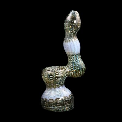 Two Tone Sherlock Bubbler Glass Water Pipe 10 Two Tone Sherlock Bubbler Glass Water Pipe