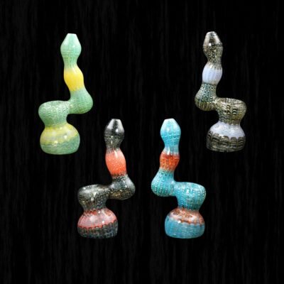 Two Tone Sherlock Bubbler Glass Water Pipe