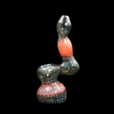 Two Tone Sherlock Bubbler Glass Water Pipe 12 Two Tone Sherlock Bubbler Glass Water Pipe