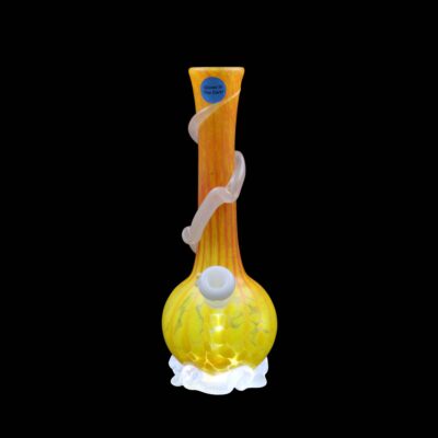 Calcifers Sand Castle Glow in the Dark Glass Water Pipe