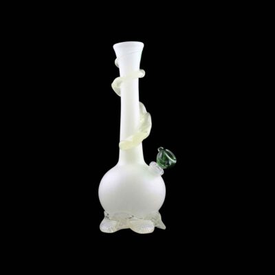 Calcifers Sand Castle UV Reactive Glass Water Pipe 8 Calcifers Sand Castle UV Reactive Glass Water Pipe - Image 4