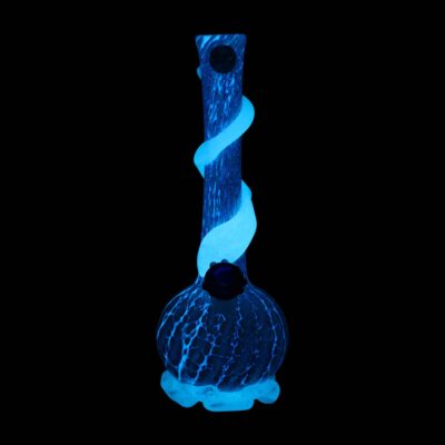 Calcifers Sand Castle Glow in the Dark Glass Water Pipe