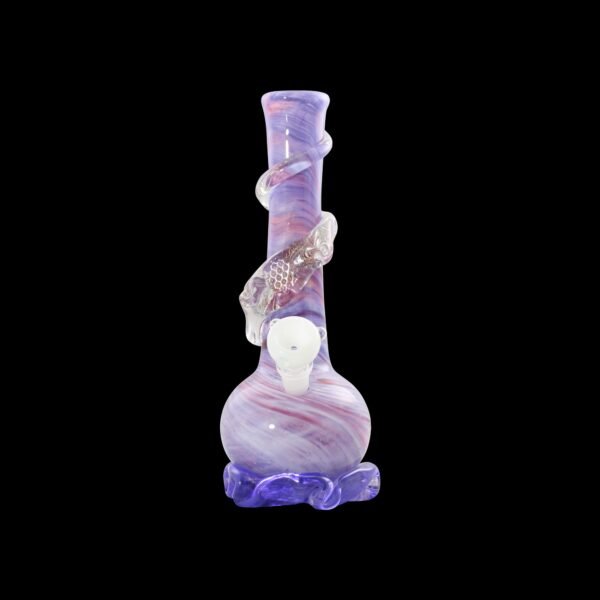 Calcifers Sand Castle With Dichro Ribbon Glass Water Pipe