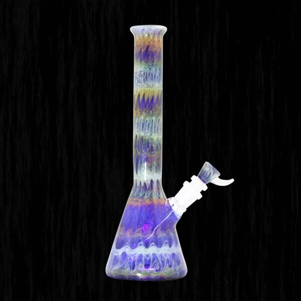 Mind Bender Blue Glass Water Pipe