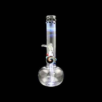 Europa Series Abstract Swirl Glass Water Pipe