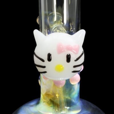 Europa Series Kitty Cat Glass Water Pipe