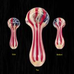Stars and Stripes American Flag Glass Pipe
