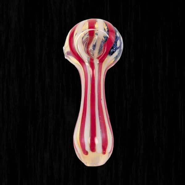 Stars and Stripes American Flag Glass Pipe
