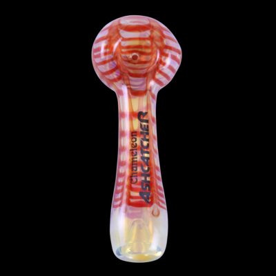 Ash Catcher with Pattern Glass Pipe 12 Ash Catcher with Pattern Glass Pipe