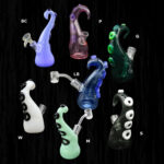 Tentacle Glass Bubbler Water Pipe