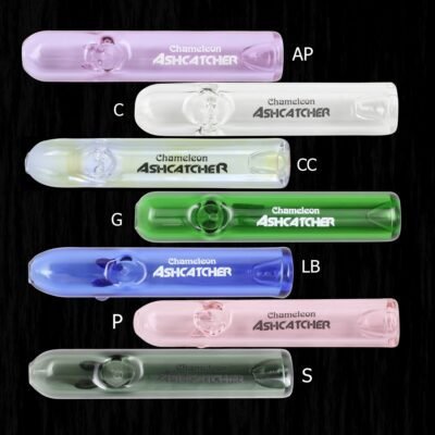 Ash Catcher Steamroller Glass Pipes in Many color