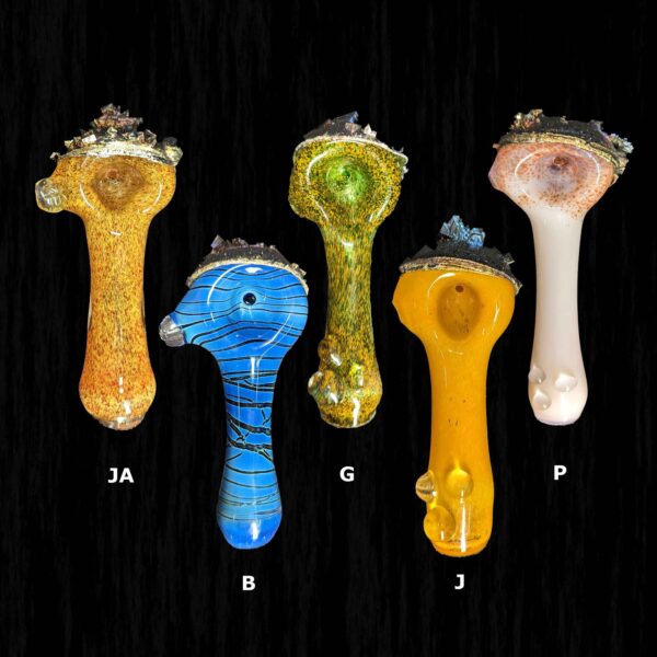 Bismuth Crystal Glass Pipe