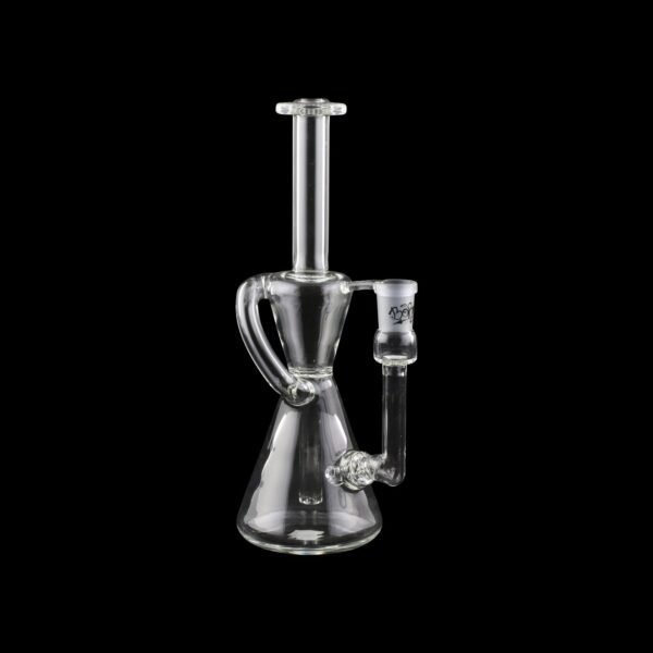 Hourglass Recycler Glass Water Pipe