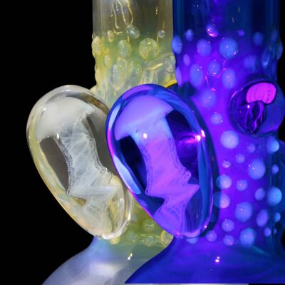 Jellyfish Glass Water Pipe