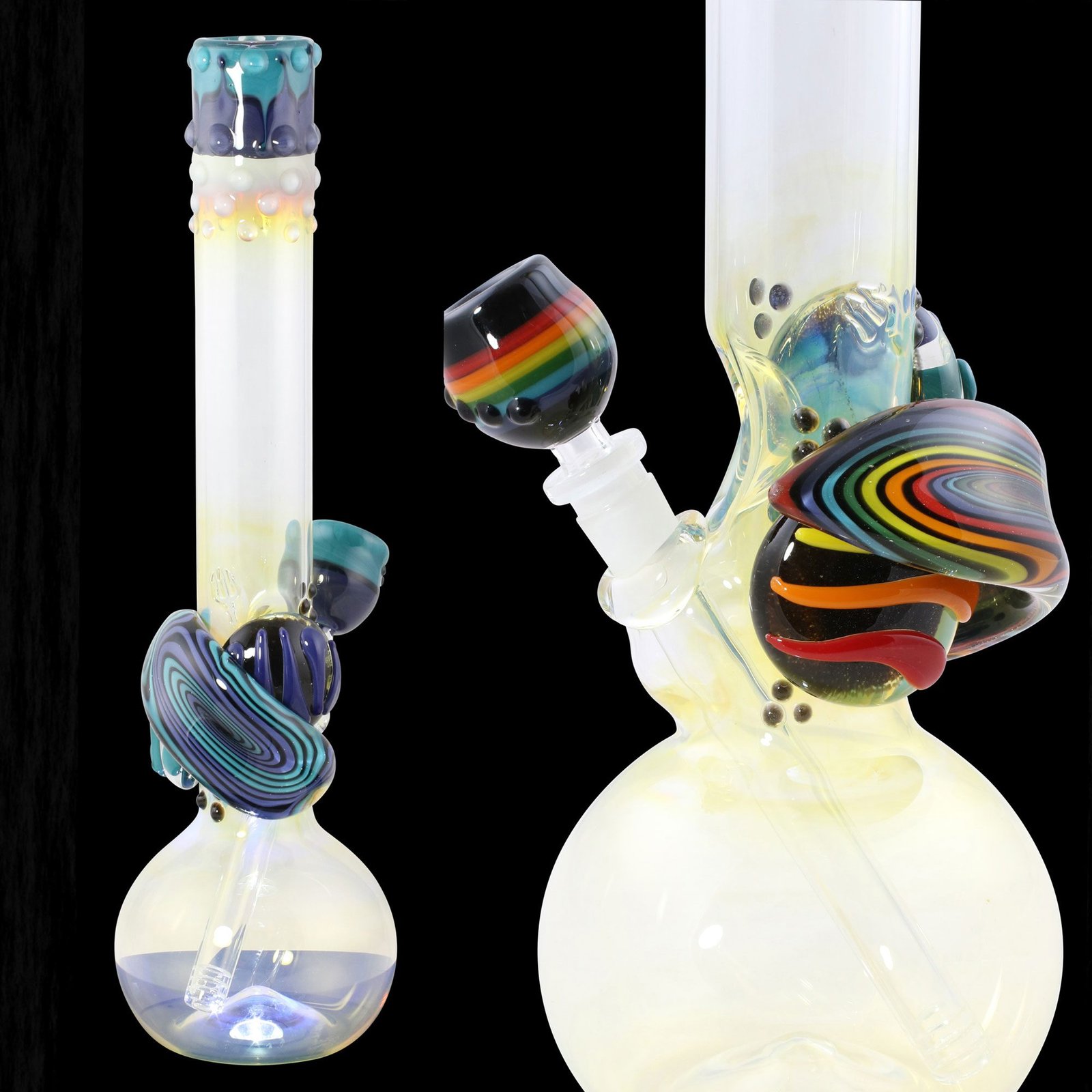 Dali Marble Glass Water Pipes