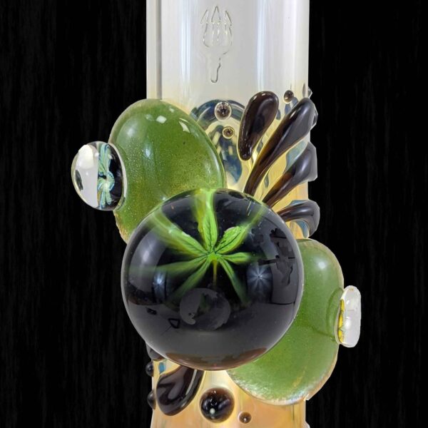 Weed Marble Glass Water Pipe