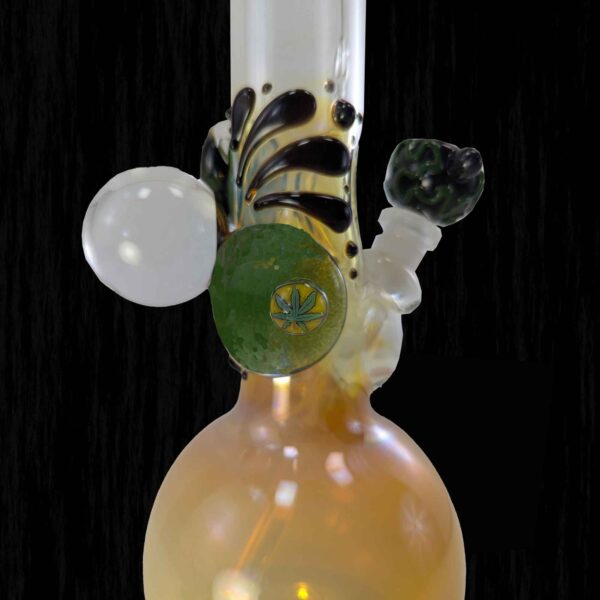 Weed Marble Glass Water Pipe