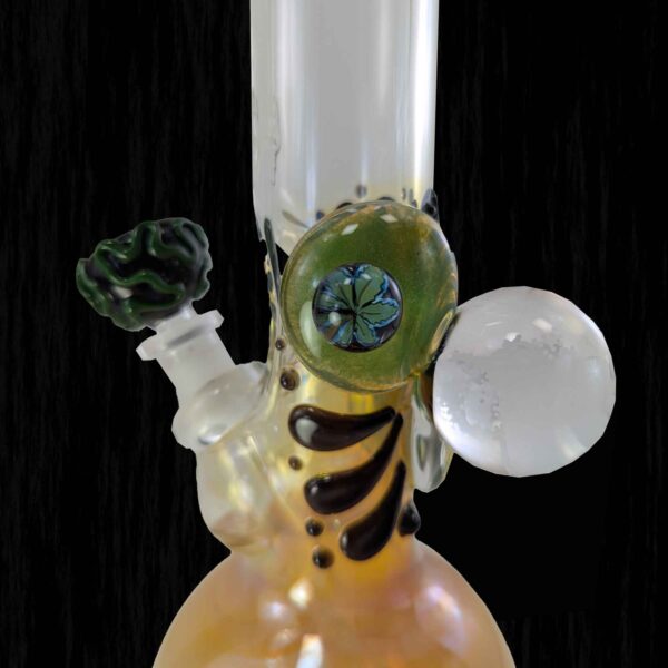 Weed Marble Glass Water Pipe
