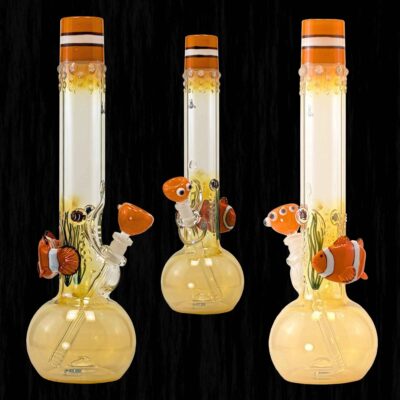 Clown Fish Glass Water Pipe