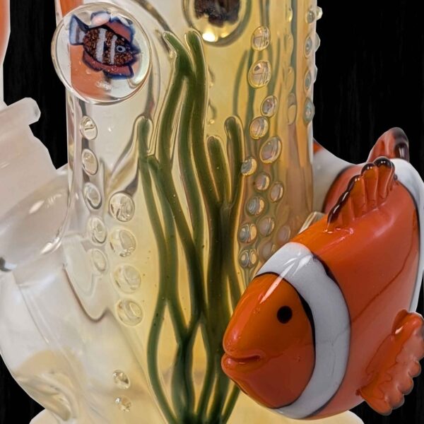 Clown Fish Glass Water Pipe