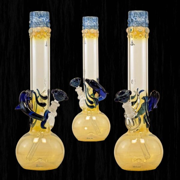 873-Hero-w2000 Dolphin Glass Water Pipe