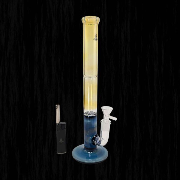 Turbine Percolated Glass Water Pipe