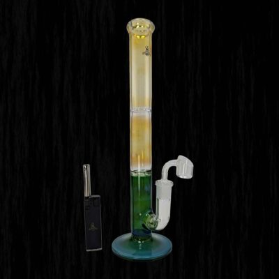 Turbine Percolated Glass Water Pipe