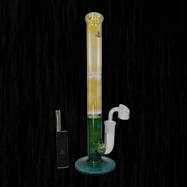 Turbine Percolated Glass Water Pipe