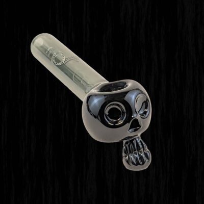 Skull Monsoon Spill Proof Glass Bubbler Water Pipe