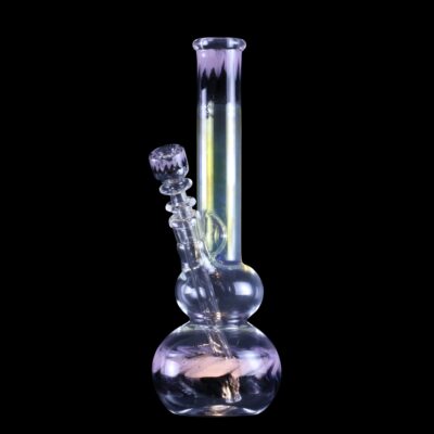 Terrestrial Series Color Change-Pink and Onyx Water Pipe