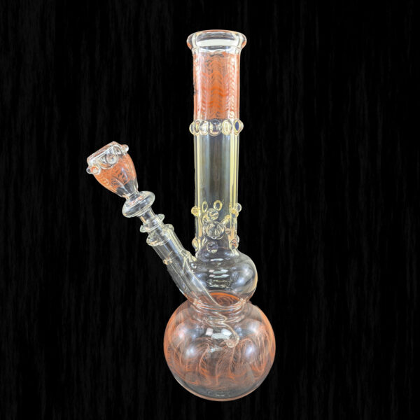 Terrestrial Series Color Change UV Water Pipe with Atomic Kumquat