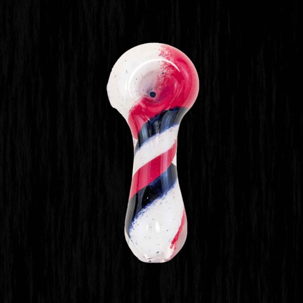 Fascination Frit Triple Color Glass Pipe