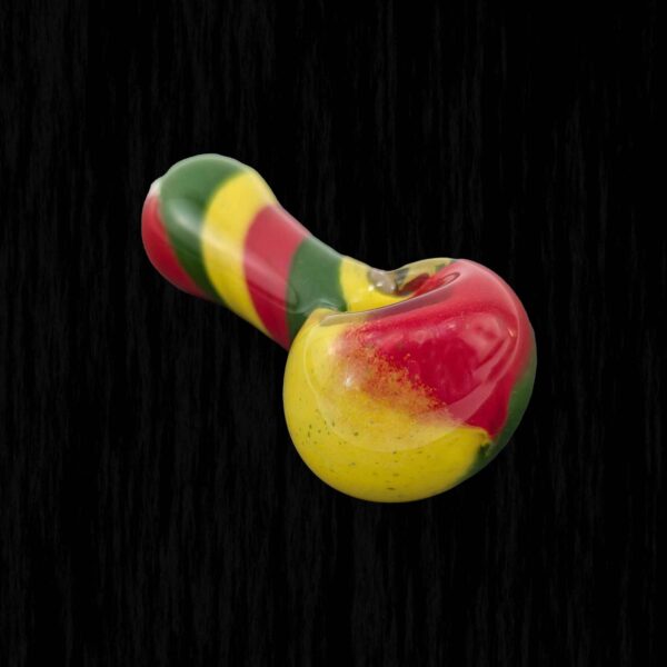 Fascination Frit Triple Color Glass Pipe