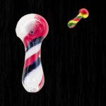 Fascination Frit Triple Color Glass Pipe