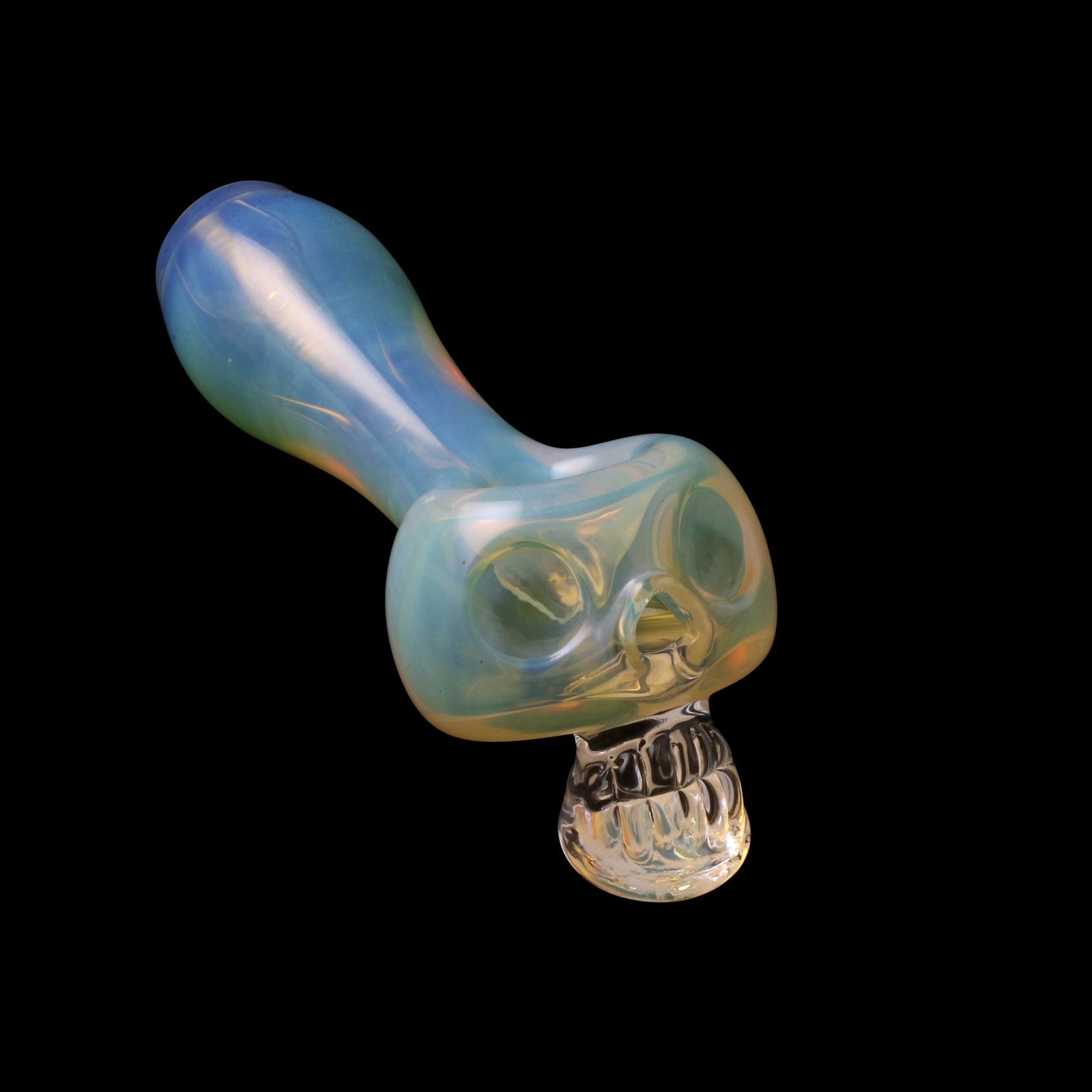Skull Ash Catcher Glass Pipe