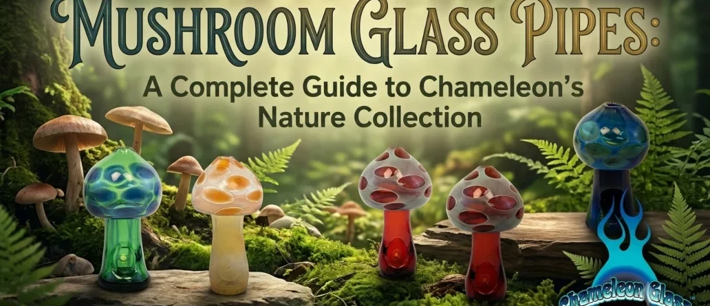 Mushroom Glass Pipes A Complete Guide to Chameleon Nature Collection